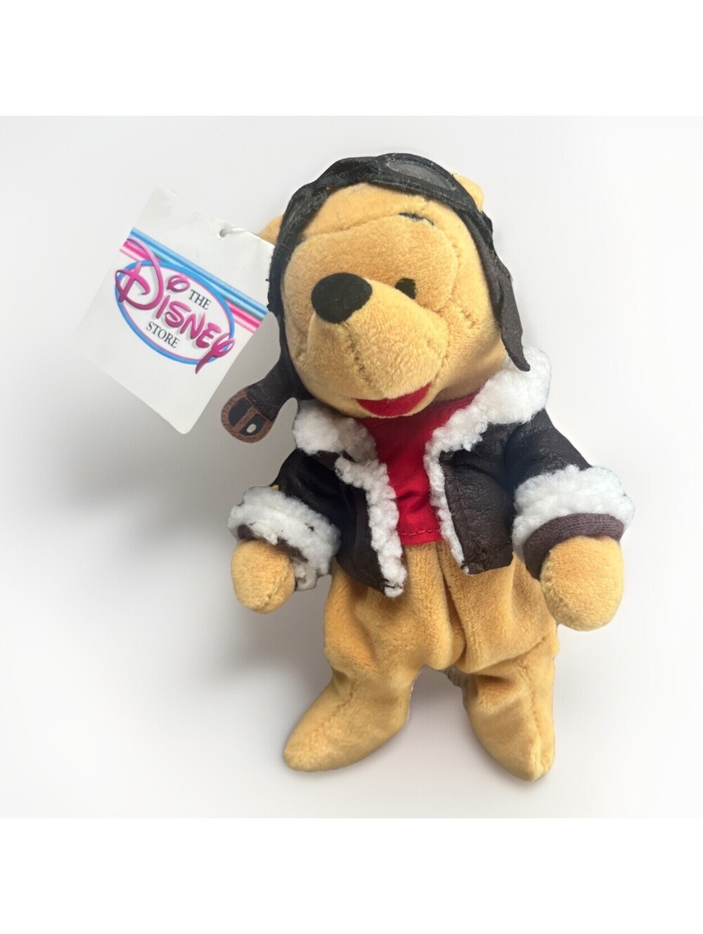 PILOT WINNIE THE POOH Mini Bean Bag Costume Plush w/ DISNEY STORE tags NWT